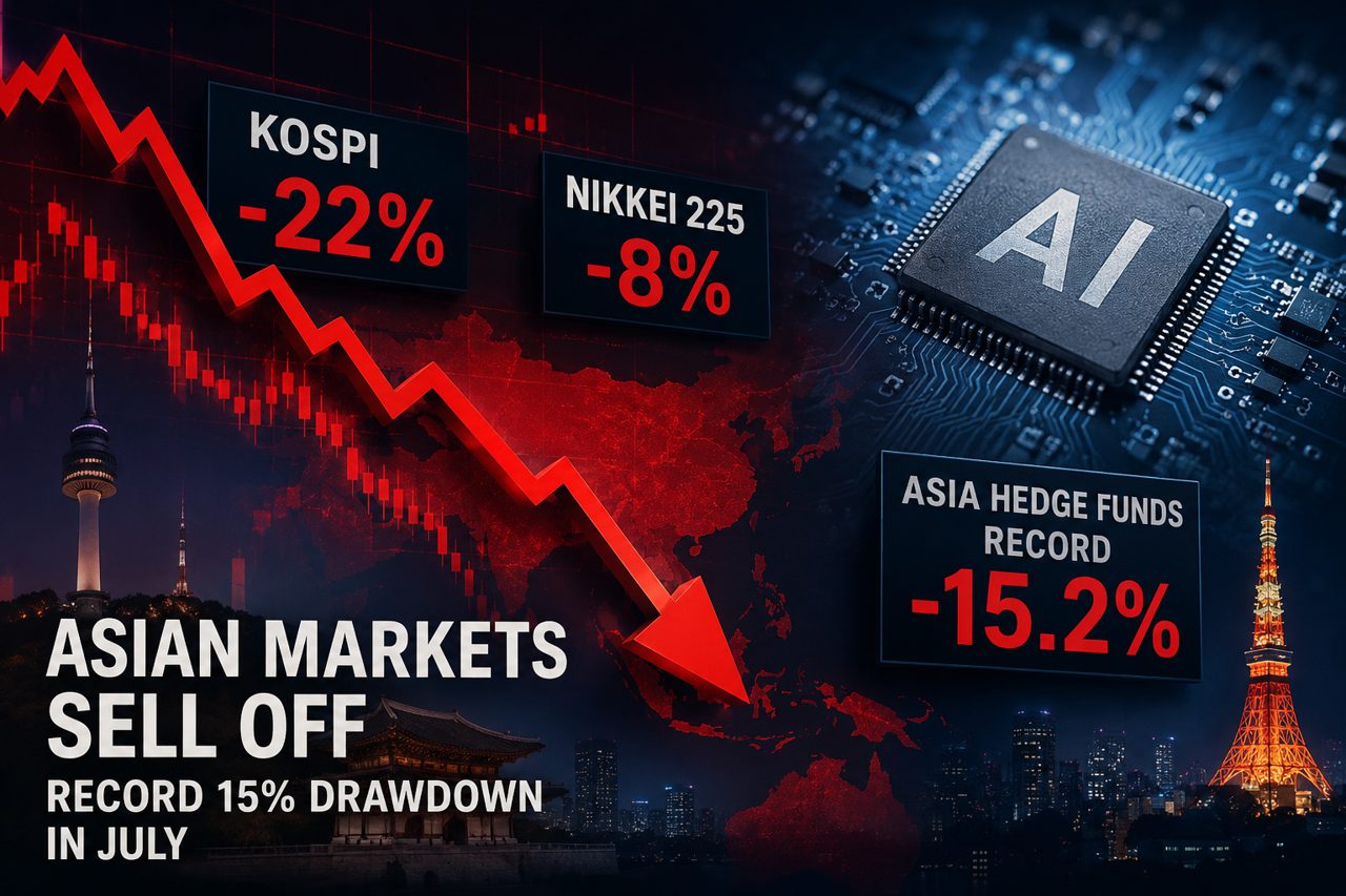 Explained: How AI-led Kospi, Nikkei selloff sparked record 15% drawdown in Asian funds in July
